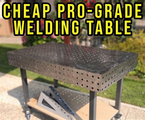 welding table plans for beginners